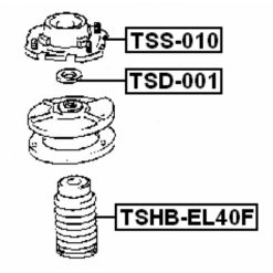 Alternative view of FRONT SHOCK ABSORBER BOOT