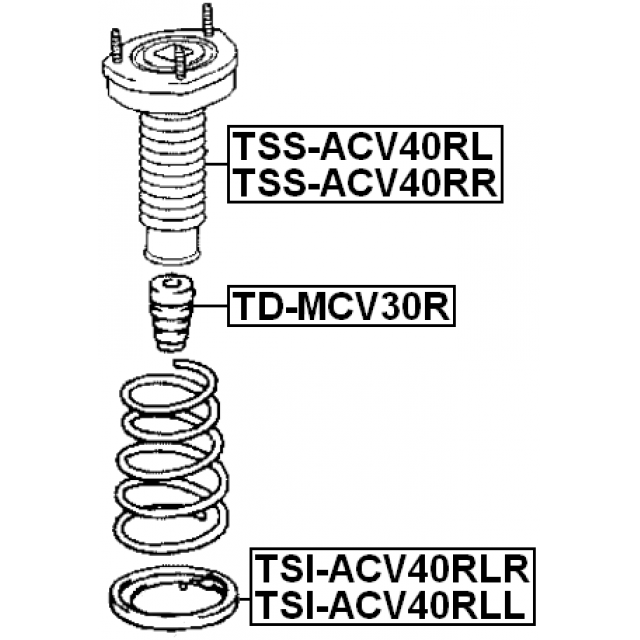 REAR SPRING LOWER RIGHT SEAT - Image 2
