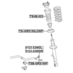 Alternative view of FRONT SPRING LOWER SEAT