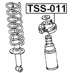 Alternative view of REAR SHOCK ABSORBER MOUNTING