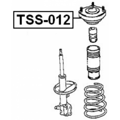 Alternative view of REAR SHOCK ABSORBER MOUNTING