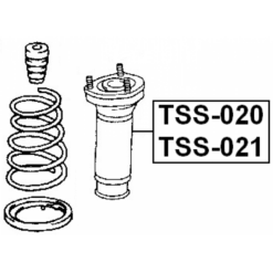 Alternative view of REAR SHOCK ABSORBER MOUNTING LEFT