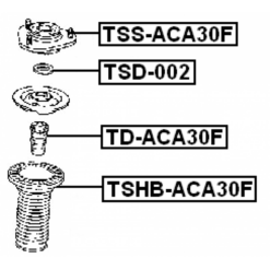 Alternative view of FRONT SHOCK ABSORBER MOUNTING