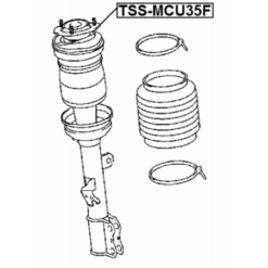 Alternative view of FRONT SHOCK ABSORBER MOUNTING