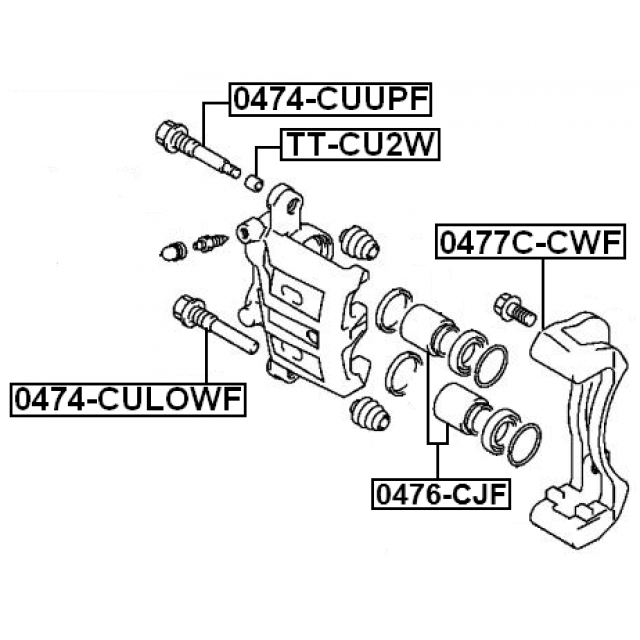 BRAKE CALIPER SLIDE PIN BUSHING - Image 2