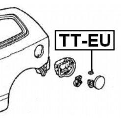 Alternative view of BUMPER FUEL TANK HATCH
