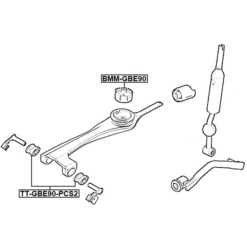 Alternative view of BUSHING GEAR SHIFT ROD