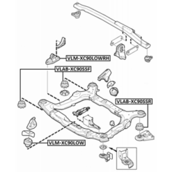 Alternative view of RIGHT ENGINE MOUNT