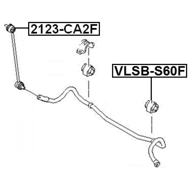 FRONT STABILIZER BAR BUSH D20 - Image 2