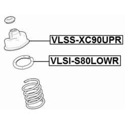 Alternative view of REAR SHOCK ABSORBER MOUNTING