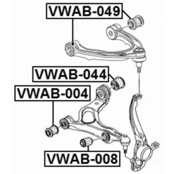 Alternative view of BUSHING, FRONT UPPER CONTROL ARM