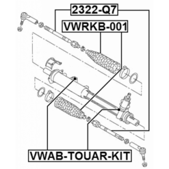 Alternative view of STEERING RACK BUSHING KIT