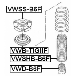 Alternative view of FRONT SHOCK ABSORBER BEARING