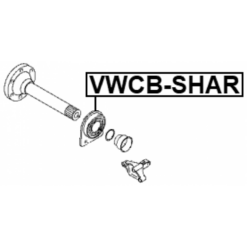 Alternative view of AXLE SHAFT BEARING