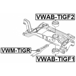 Alternative view of REAR ENGINE MOUNT