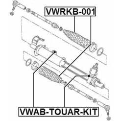 Alternative view of STEERING GEAR BOOT
