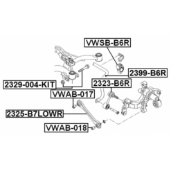 Alternative view of REAR STABILIZER BAR BUSH