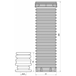 Alternative view of BOOT WITH JOUNCE BUMPER FRONT SHOCK ABSORBER KIT